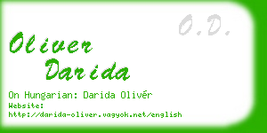 oliver darida business card